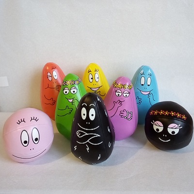 JEU DE QUILLES BARBAPAPA